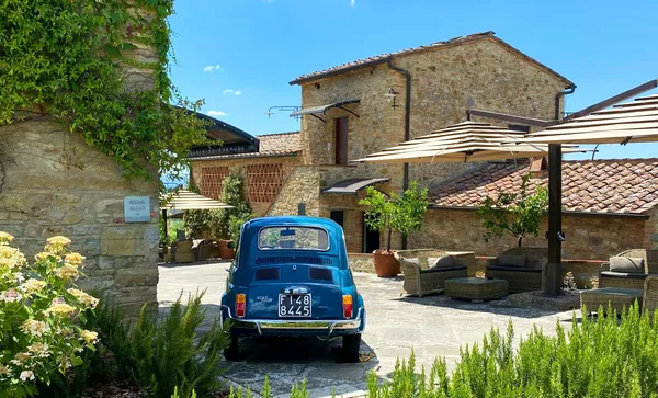 Fiat 500 in Chianti